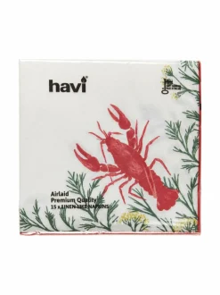 Havi Servetti 40 x 40 cm, 15 kpl^ Keittiö- & Kattaustekstiilit