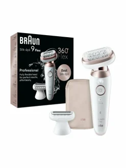 Ihokarvanpoisto<Braun SES9030 Flex-3D Silk-épil 9 -epilaattori WHITE