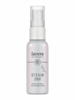 Meikit<Lavera Set & Glow Setting Spray -meikinkiinnityssuihke