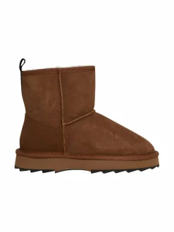 Nilkkurit<EMU Australia Sharky Mini -mokkanahkanilkkurit CHESTNUT/BLACK