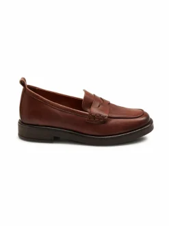 Kävelykengät & Loaferit<PAVEMENT Shelly-nahkaloaferit TAN 052
