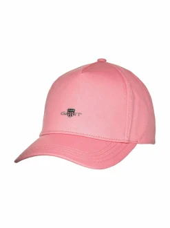 Ulkoiluasusteet<GANT Shield- puuvillatvillikankainen lippalakki 627 GERANIUM PINK
