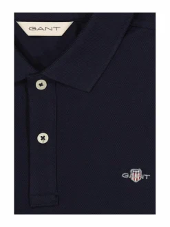 T-Paidat<GANT Shield-pikeepaita 433 EVENING BLUE