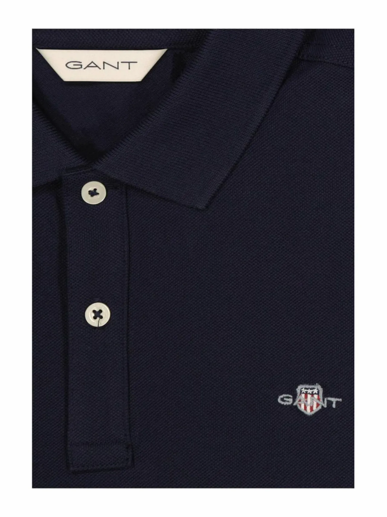 T-Paidat<GANT Shield-pikeepaita 433 EVENING BLUE