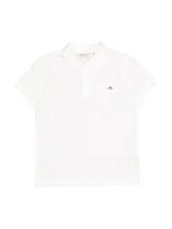 T-Paidat<GANT Shield-pikeepaita 110 WHITE