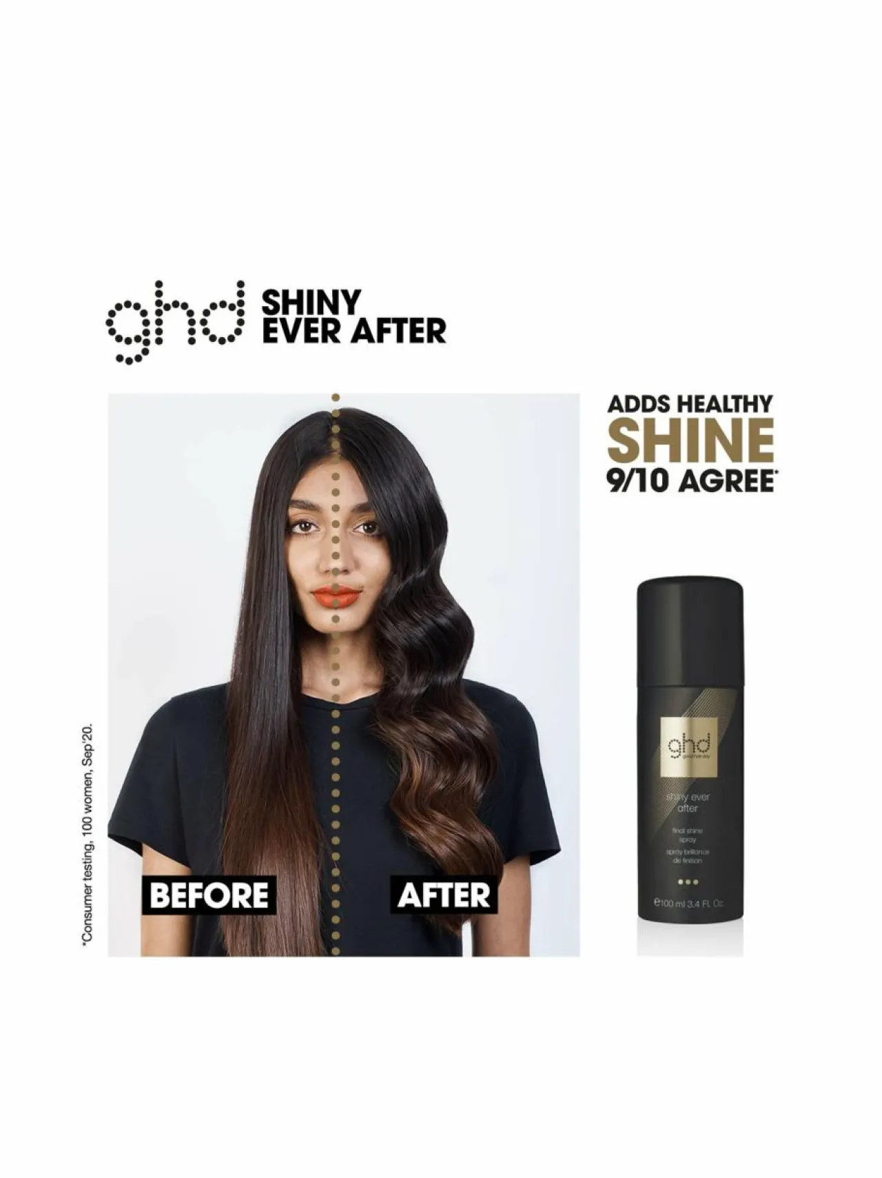 GHD Shiny Ever After Final Shine Spray -kiiltosuihke 100 ml^ Muotoilu & Viimeistely