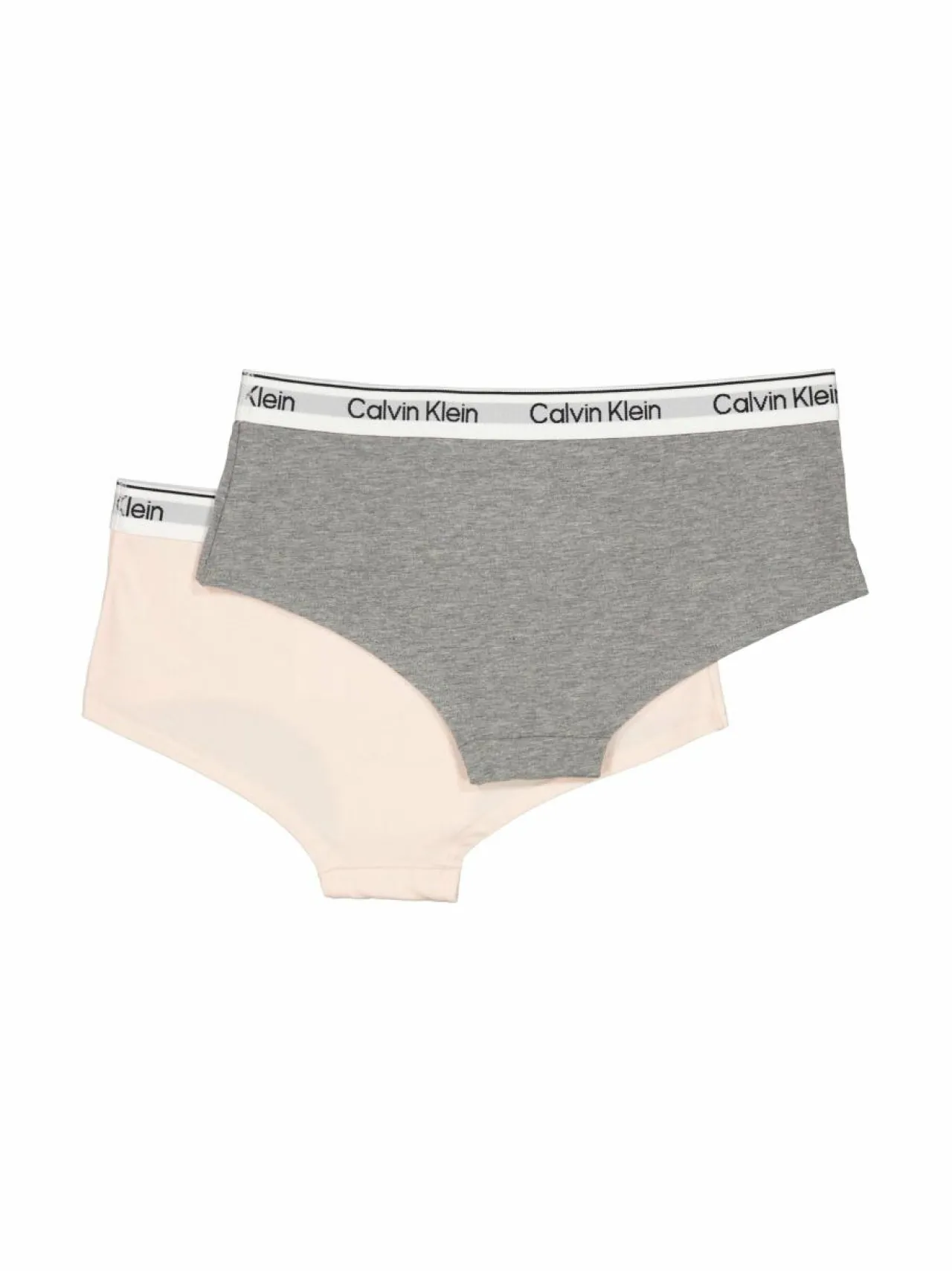 Alusvaatteet<Calvin Klein Kids Shorty-alushousut 2-pack 0VJ SILVERPEONY/GREYHEATHER