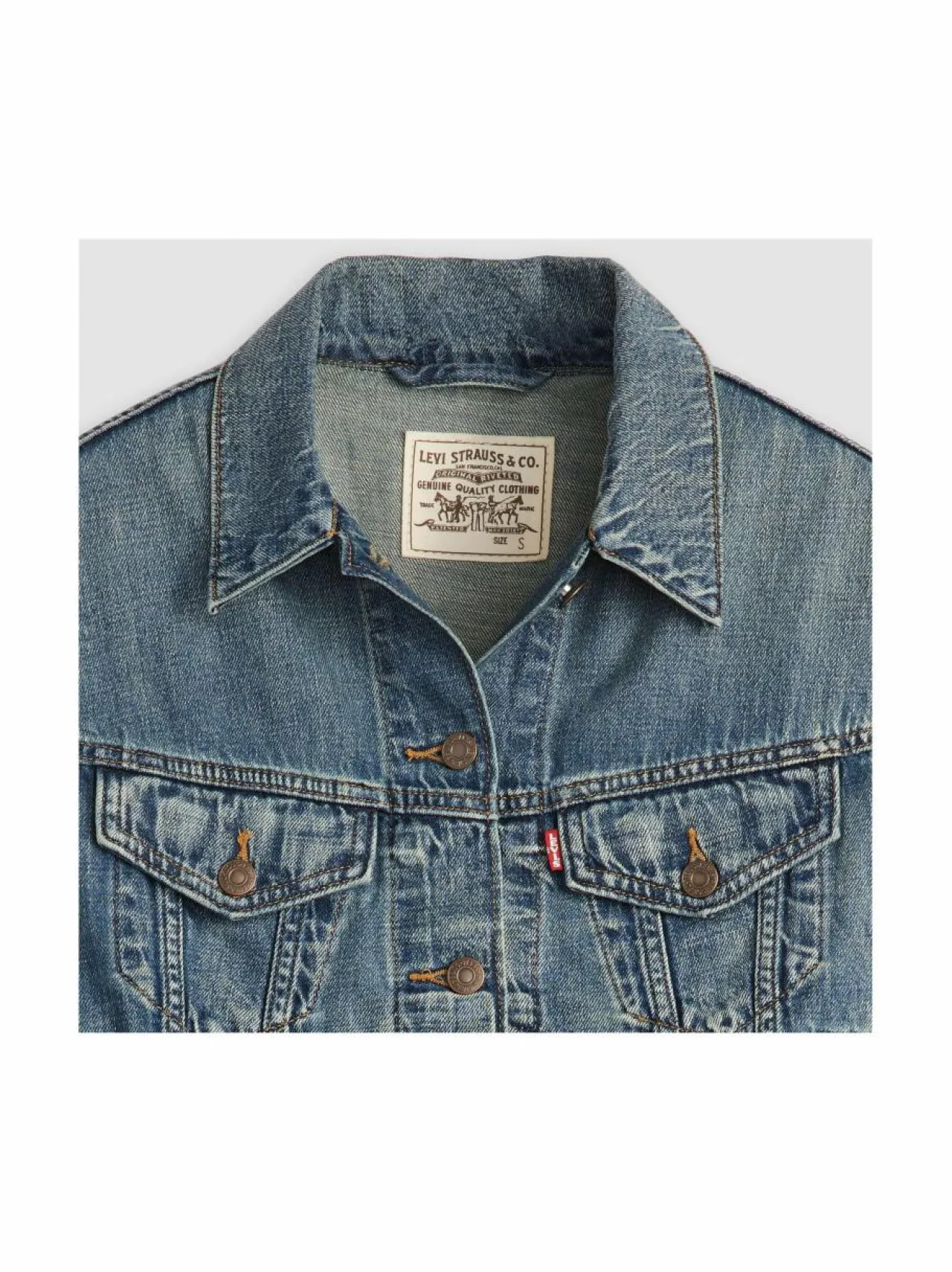 Levi's Shrunken 90's -farkkuliivi^ Bleiserit & Jakut