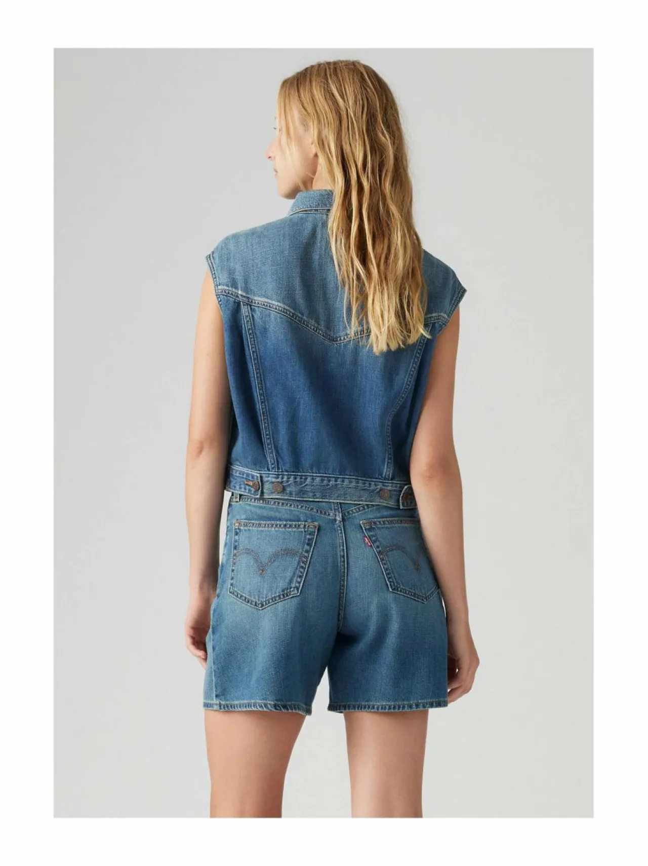 Levi's Shrunken 90's -farkkuliivi^ Bleiserit & Jakut