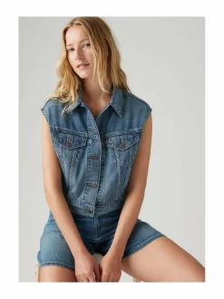 Levi's Shrunken 90's -farkkuliivi^ Bleiserit & Jakut