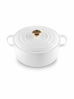 Le Creuset Signature Round -valurautapata 28 cm^ Keitto- & Paistoastiat
