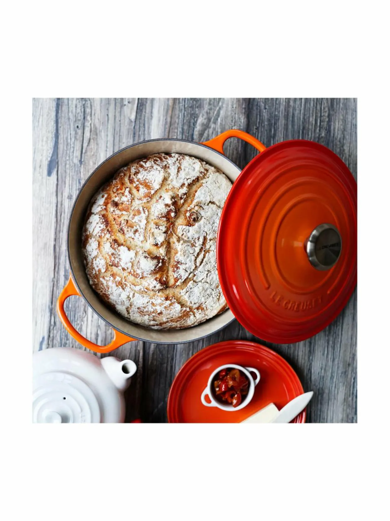 Keitto- & Paistoastiat<Le Creuset Signature-pata, pyöreä 5,3 l VOLCANIC