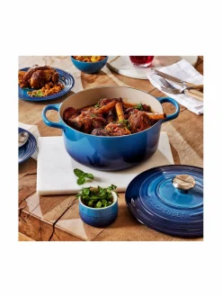 Keitto- & Paistoastiat<Le Creuset Signature-pyöreä valurautapata 4.2 l AZURE