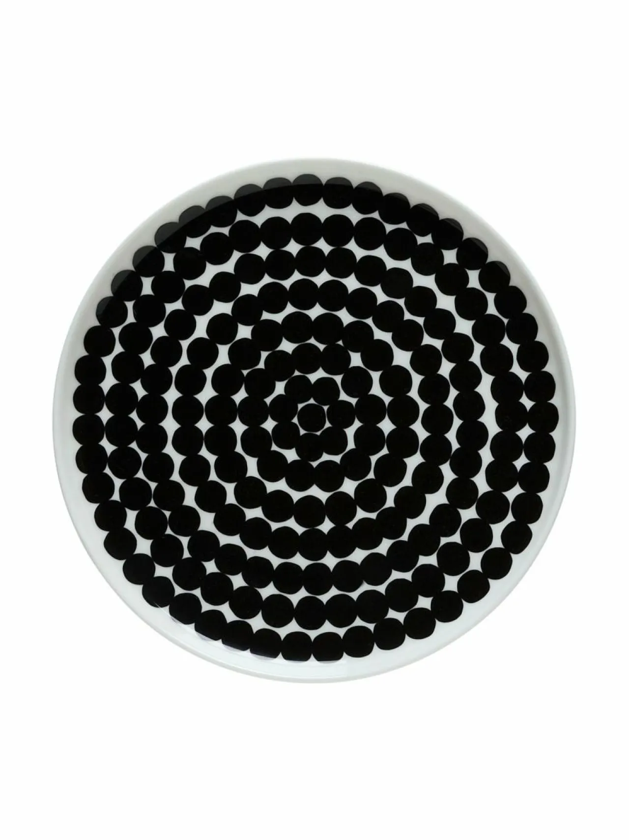 Lautaset & Kulhot<Marimekko Siirtolapuutarha-lautanen 20 cm MUSTA/VALKOINEN