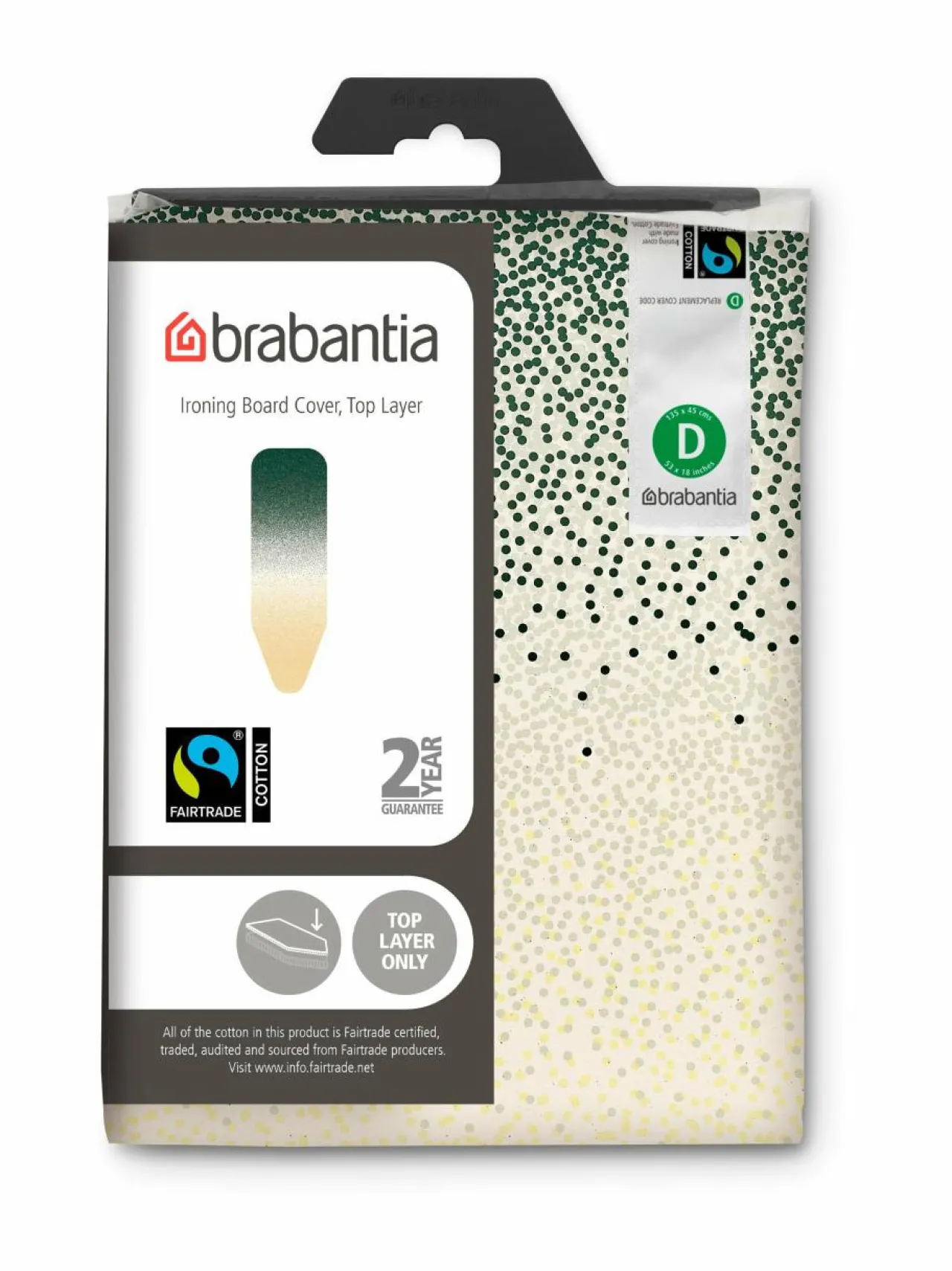 Brabantia Silityslaudan päällinen D, 135 x 45 cm^ Pyykkihuolto