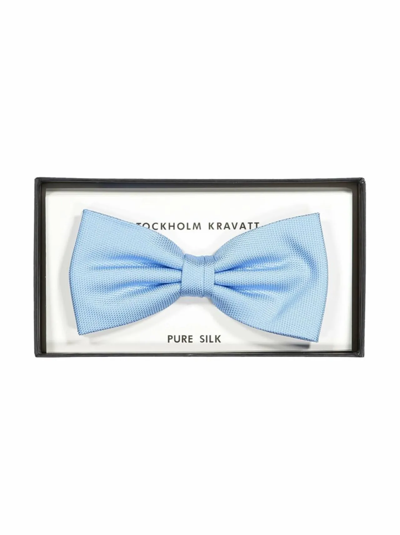 Solmiot & Asusteet<Stockholm Kravatt Silkkirusetti 07 LIGHT BLUE