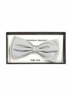Solmiot & Asusteet<Stockholm Kravatt Silkkirusetti 08 LIGHT GREY