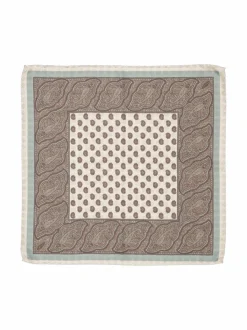 Solmiot & Asusteet<Oscar Jacobson Silkkitaskuliina 470 TRENCH BEIGE