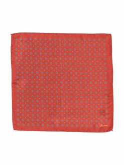Solmiot & Asusteet<Stenströms Silkkitaskuliina 661 RED PATTERN