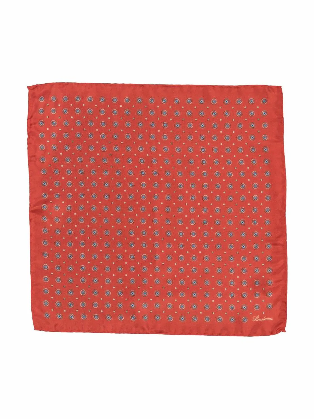 Solmiot & Asusteet<Stenströms Silkkitaskuliina 661 RED PATTERN