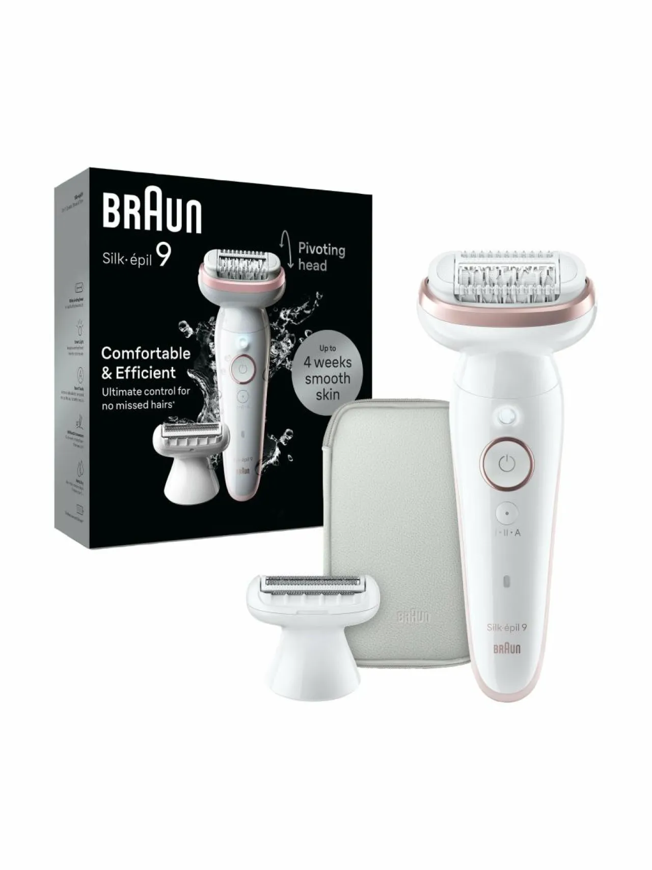 Braun Silk-épil 9 -epilaattori^ Ihokarvanpoisto