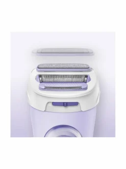 Ihokarvanpoisto<Braun Silk-épil Lady Shaver 5-560 3-in-1 -ladyshaver, trimmeri ja kuorintajärjestelmä LILA