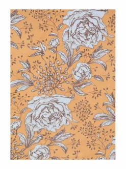 Huivit & Kaulaliinat<A+more Silva-silkkihuivi 100 x 100 cm BROWN/BLUE