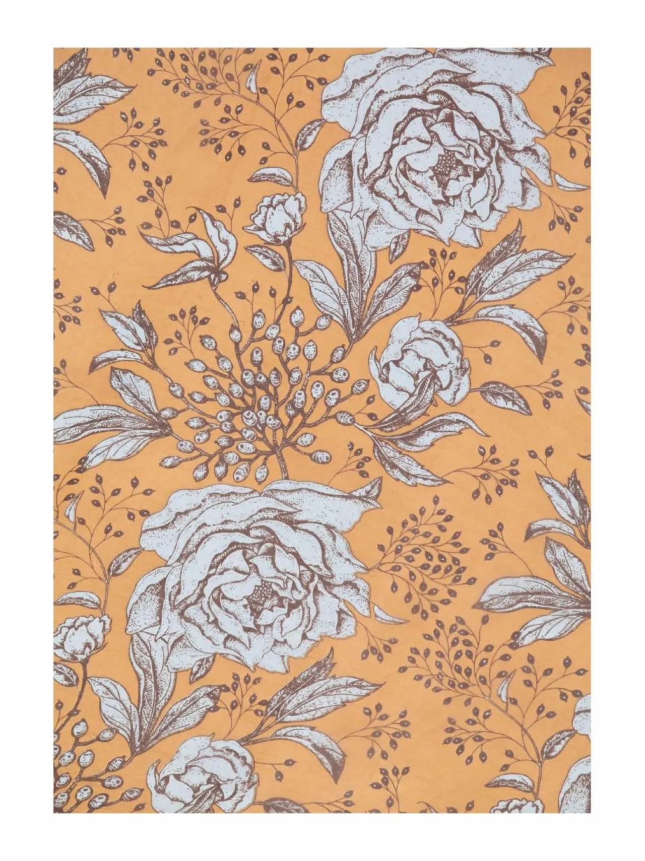 Huivit & Kaulaliinat<A+more Silva-silkkihuivi 100 x 100 cm BROWN/BLUE