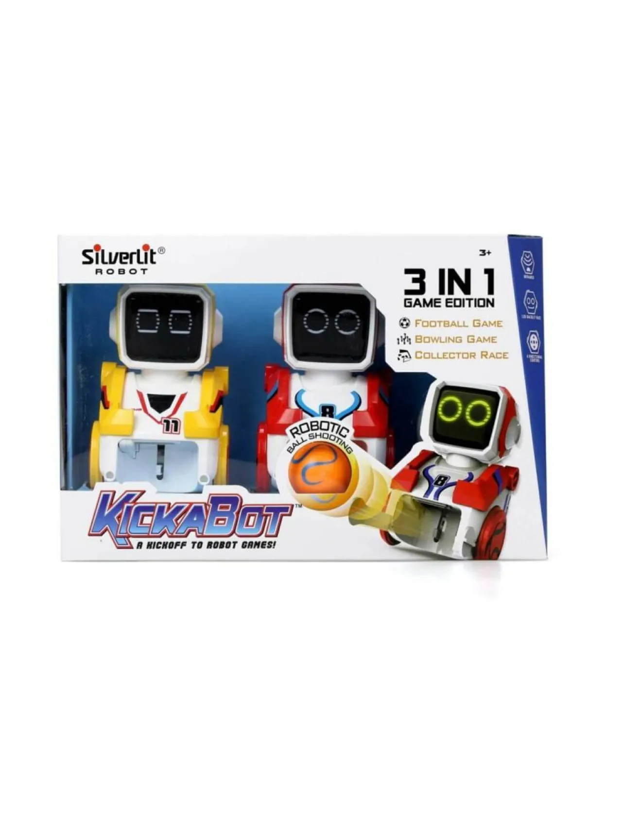 Figuurit & Interaktiiviset Lelut<SILVERLIT -robotin Kickabot kaksoispakkaus