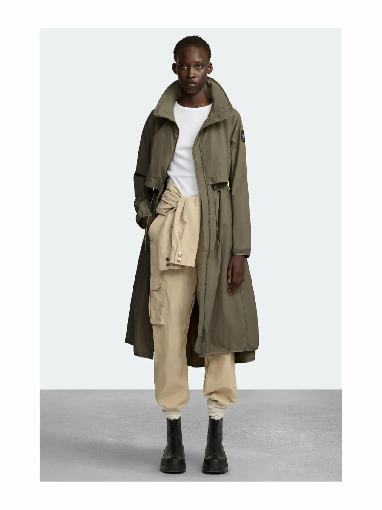 Urheilutakit<Canada Goose Sinclair Long -takki 1664 SMOKEY SAGE SAUGE FUMÉE