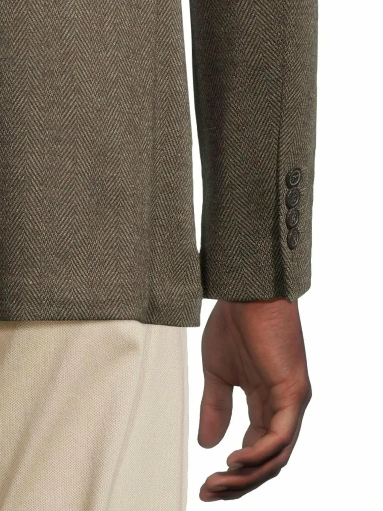 Bleiserit<Polo Ralph Lauren Single Breasted Sportcoat -bleiseri OLIVE/BROWN MULTI