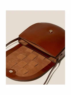 Käsilaukut<HEREU Sinia Satchel Bag -nahkalaukku TAN