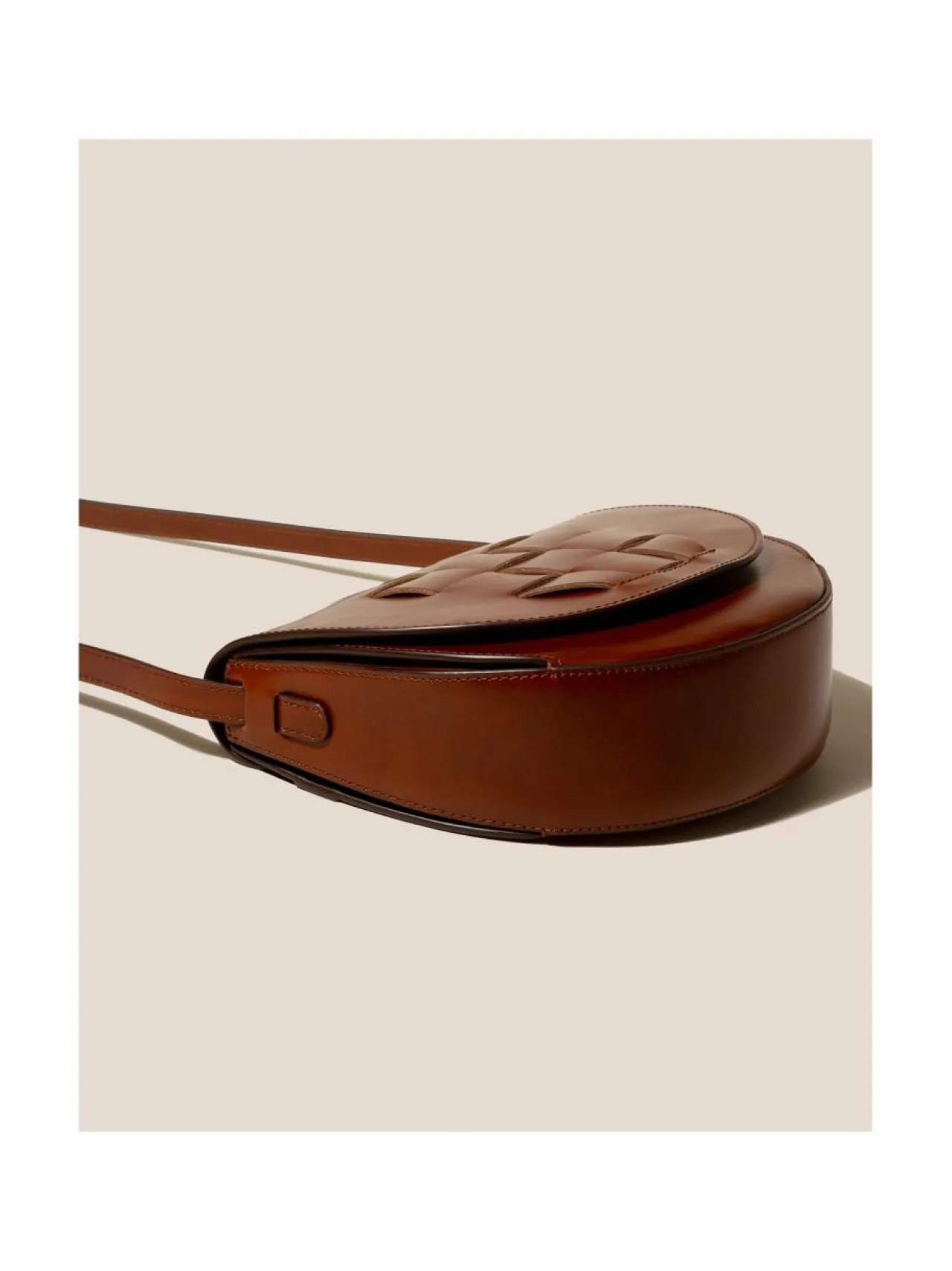 Käsilaukut<HEREU Sinia Satchel Bag -nahkalaukku TAN