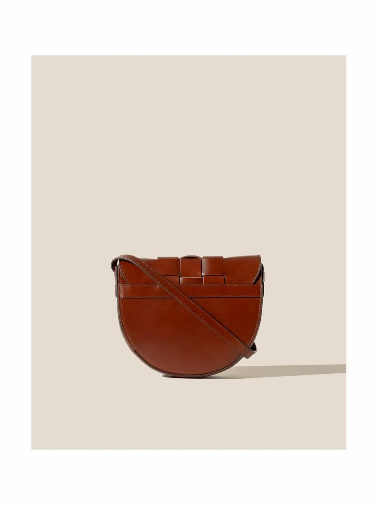 Käsilaukut<HEREU Sinia Satchel Bag -nahkalaukku TAN
