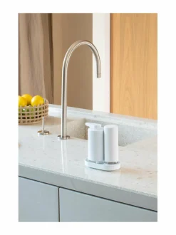 Keittiötarvikkeet<Brabantia SinkStyle- saippua-annostelijasetti 2 x 200 ml WHITE MINERAL FRESH WHITE
