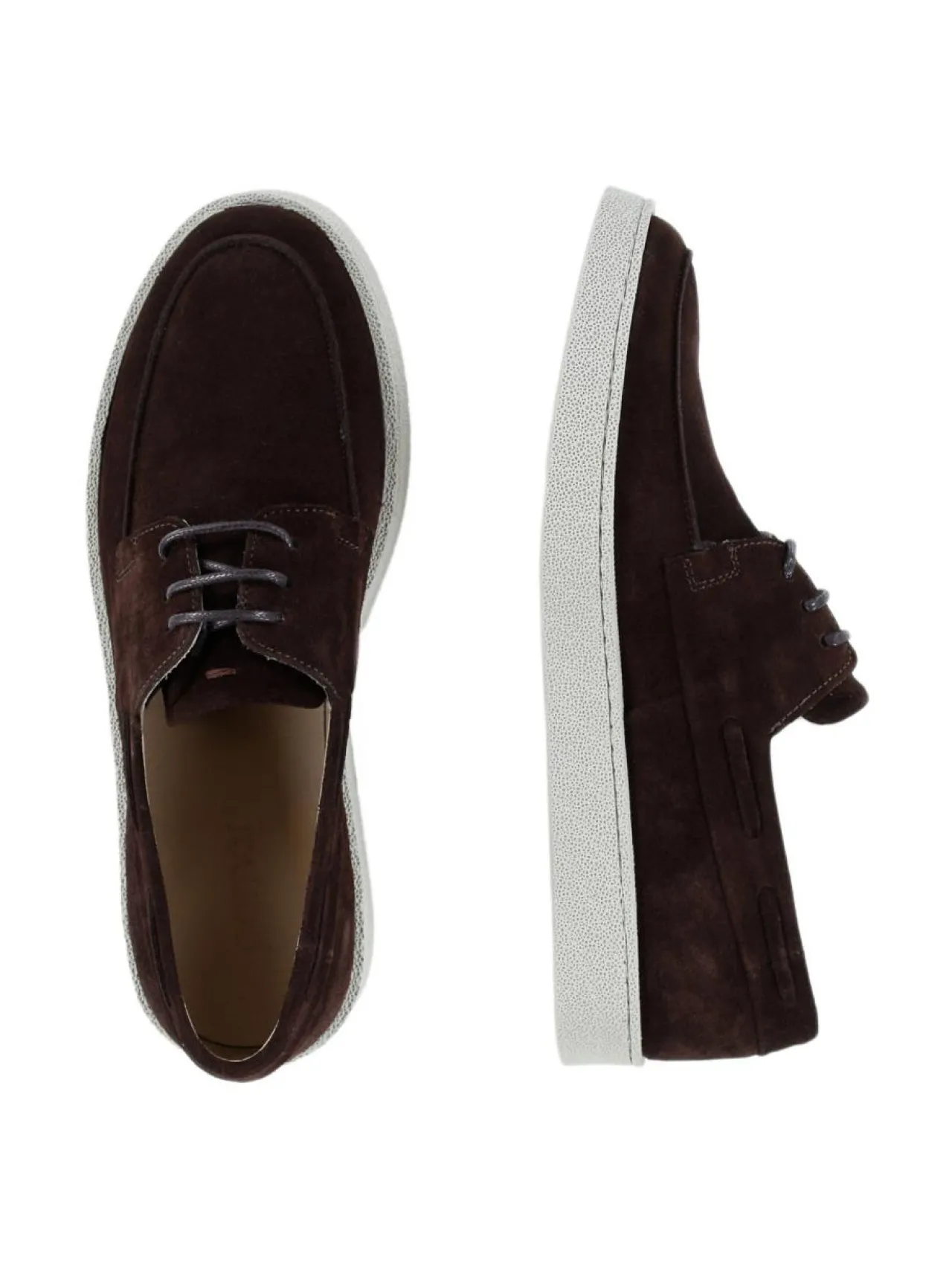 Kävelykengät & Loaferit<Pomar SIRRI Miesten nauhakengät BROWN SUEDE