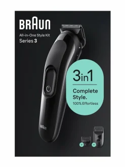 Braun SK2400 Style Kit -trimmeri ja kotiparturi^ Ihokarvanpoisto