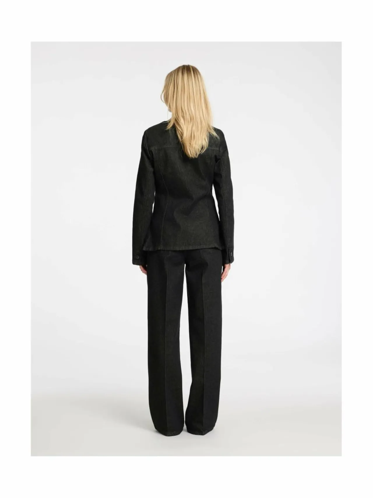Selected SlfCora U-neck -farkkutakki^ Bleiserit & Jakut