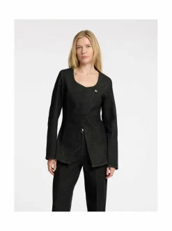 Selected SlfCora U-neck -farkkutakki^ Bleiserit & Jakut