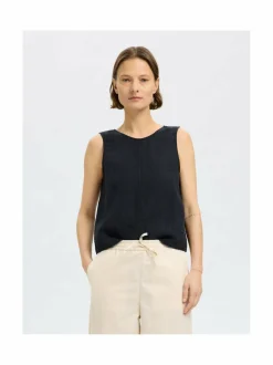Paidat & Puserot<Selected SlfLinna-pellavapaita BLACK