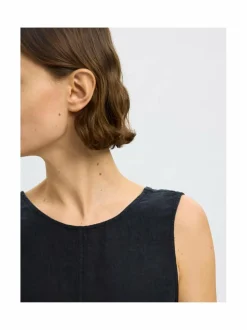 Paidat & Puserot<Selected SlfLinna-pellavapaita BLACK