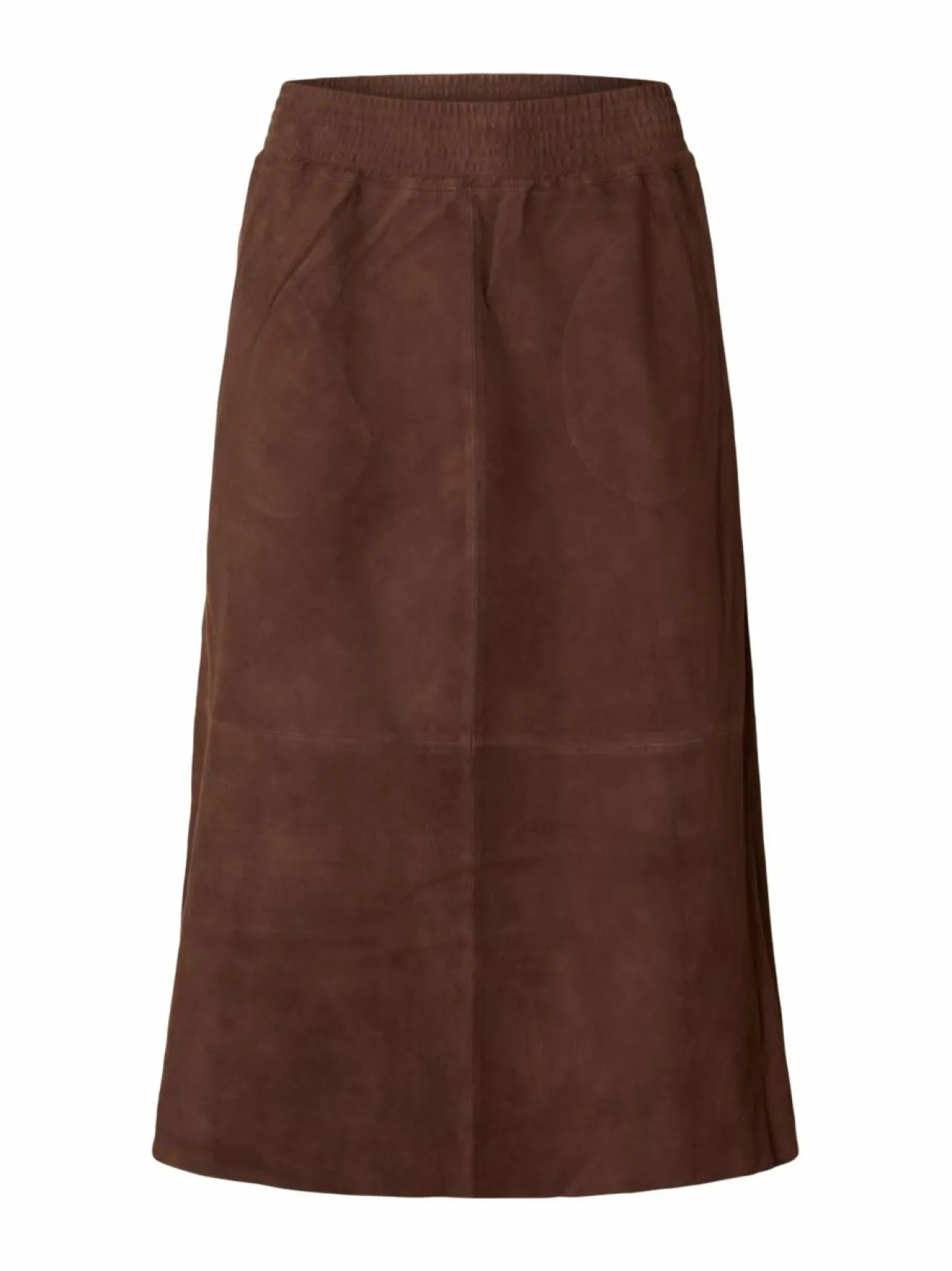 Selected SlfMadga Midi Suede -nahkahame^ Hameet