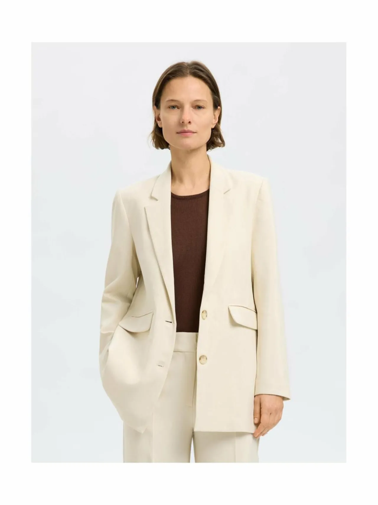 Bleiserit & Jakut<Selected SlfRita Relaxed -bleiseri BIRCH