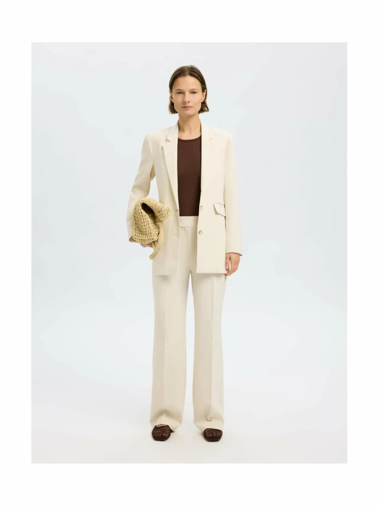 Bleiserit & Jakut<Selected SlfRita Relaxed -bleiseri BIRCH