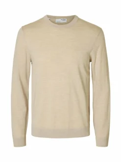 Neuleet<Selected SlhTray-merinoneule OATMEAL