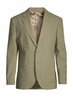Takit<GANT Slim Fit Linen Cotton -puvuntakki 203 DRIED CLAY