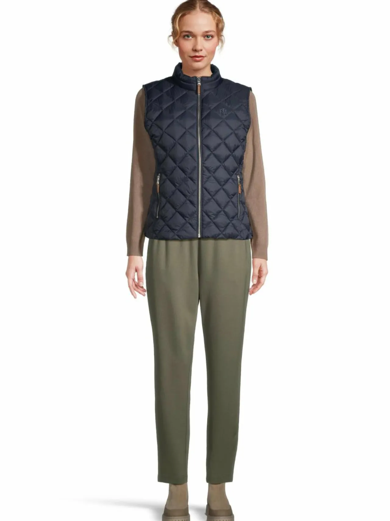 Takit<Lauren Ralph Lauren Slim Fit Logo -tikkiliivi DK NAVY