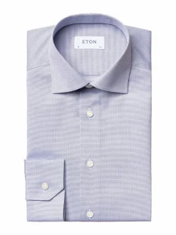 Paidat<Eton Slim Fit Oxford -kauluspaita 25 MID BLUE
