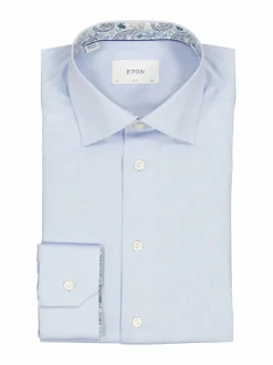 Eton Slim Fit Paisley Effect -kauluspaita^ Paidat