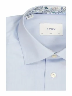 Eton Slim Fit Paisley Effect -kauluspaita^ Paidat
